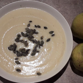 Soupe panais et poires