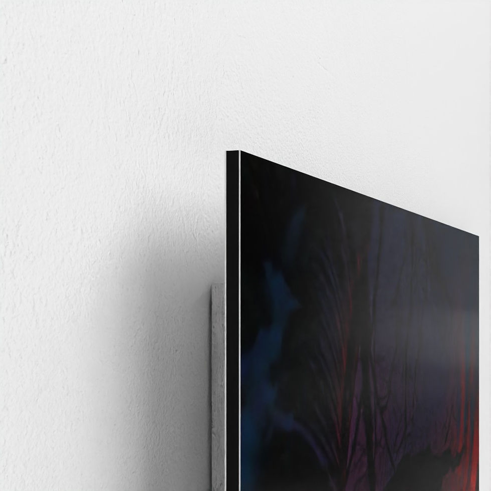 Thumbnail: Ice Sun — Aluminium Dibond Print
