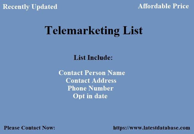 The Team Were Telemarketing List content media