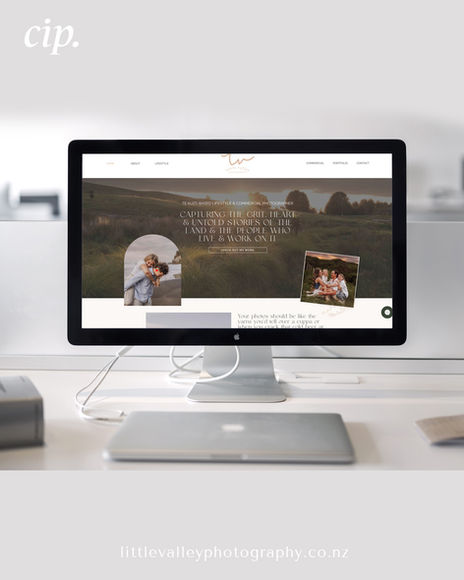 Photographer website design New Zealand