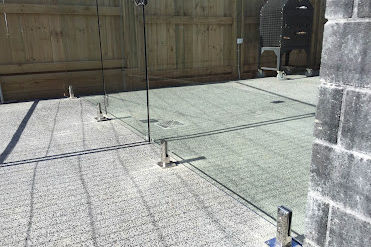 Glass panel fencing