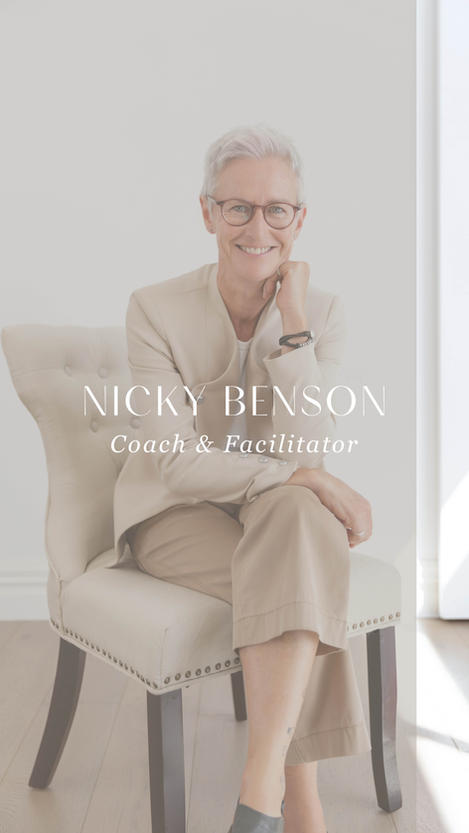 Nicky Benson Coach logo design