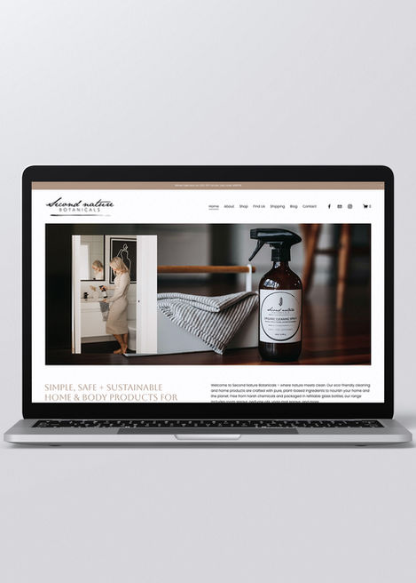 Eco website mobile layout