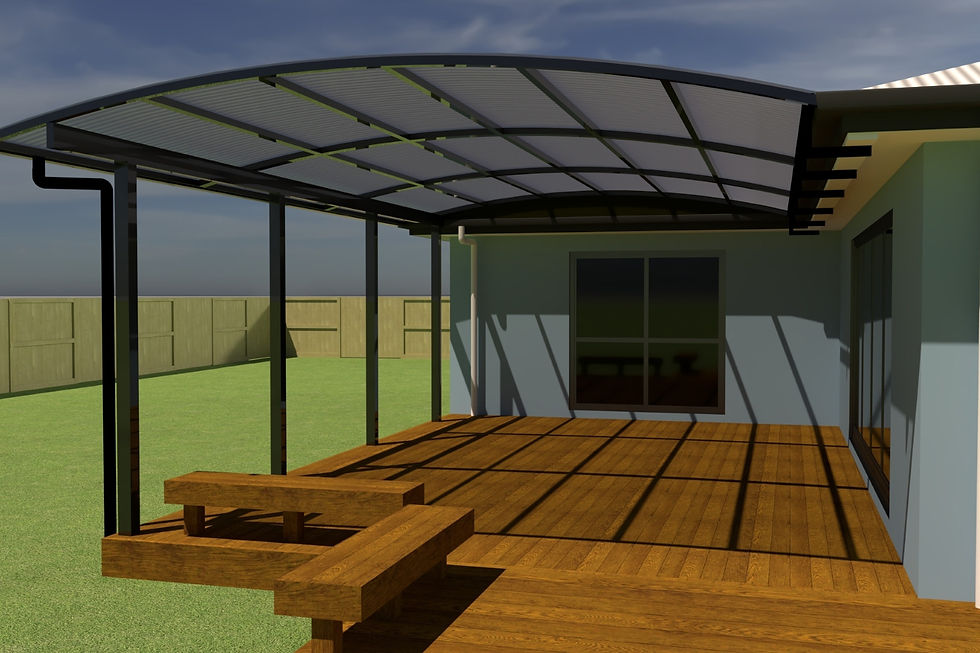 Aluminium Curved Pergolas