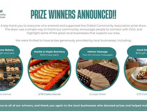 Orakei Prize winners