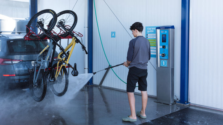mountain bike washing Rotorua