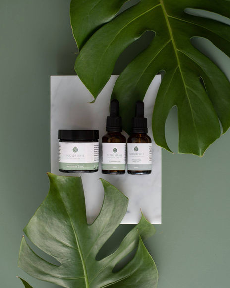 natural skincare label designer