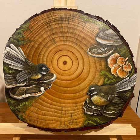 Fantail painting