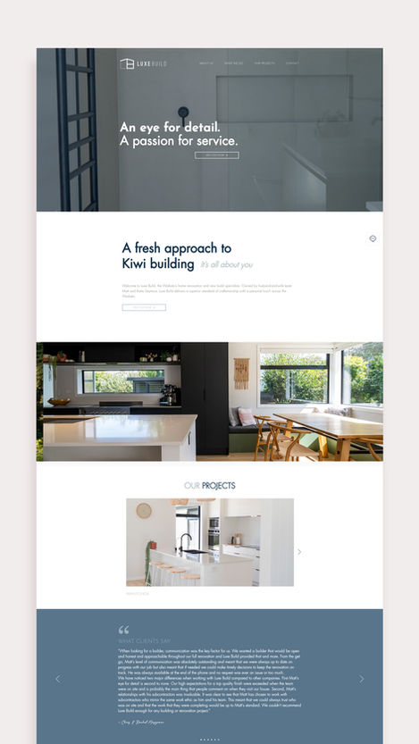 Trade website designer