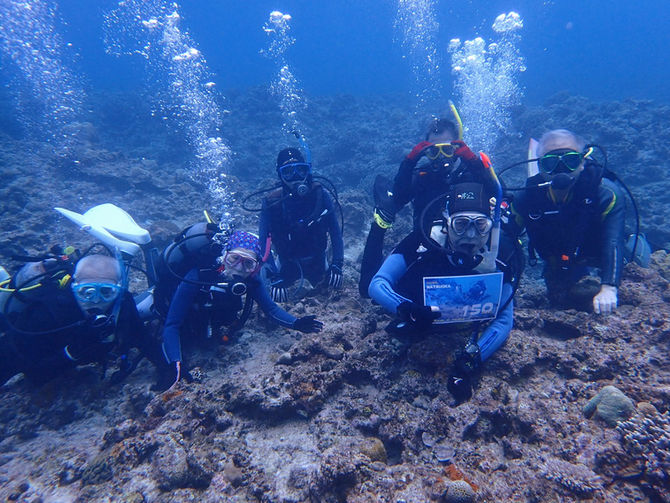 毎年恒例&記念ダイブ