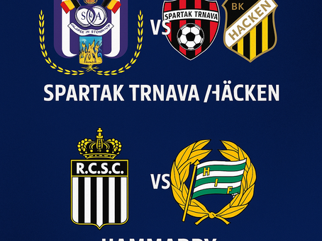 Europese loting: Anderlecht treft Slovaakse of Zweedse opponent, Charleroi naar Hammarby.