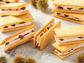 秋の新商品!『マロンソイバターサンド』他焼き菓子本日より販売スタート!