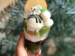 京都店「抹茶パフェ」