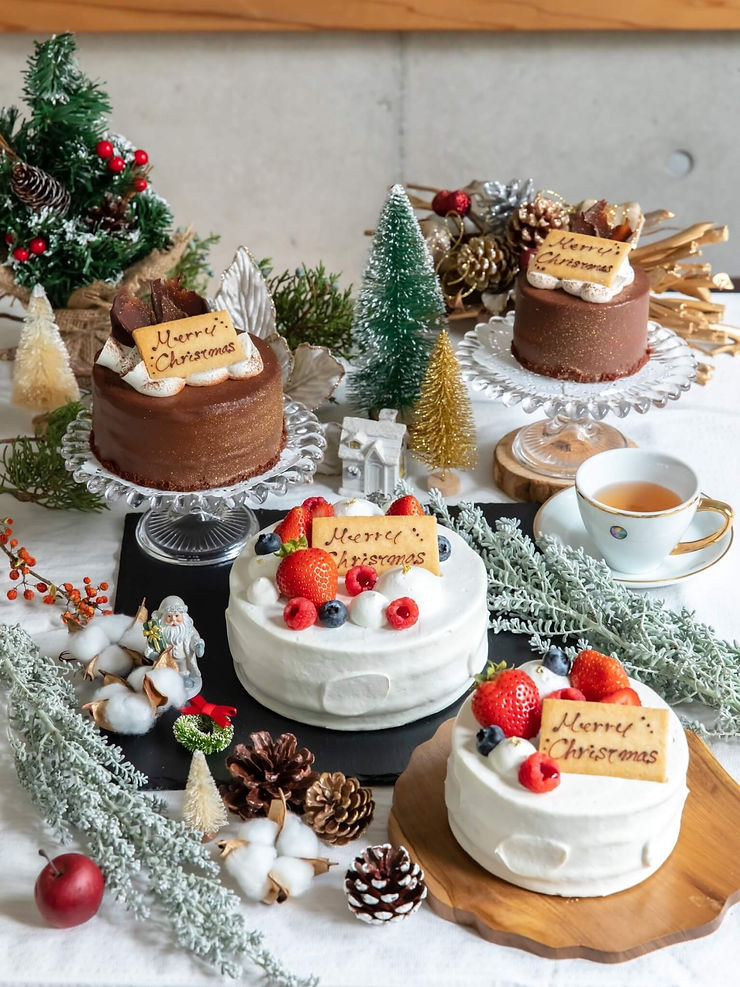 アインソフヴィーガンクリスマスケーキ