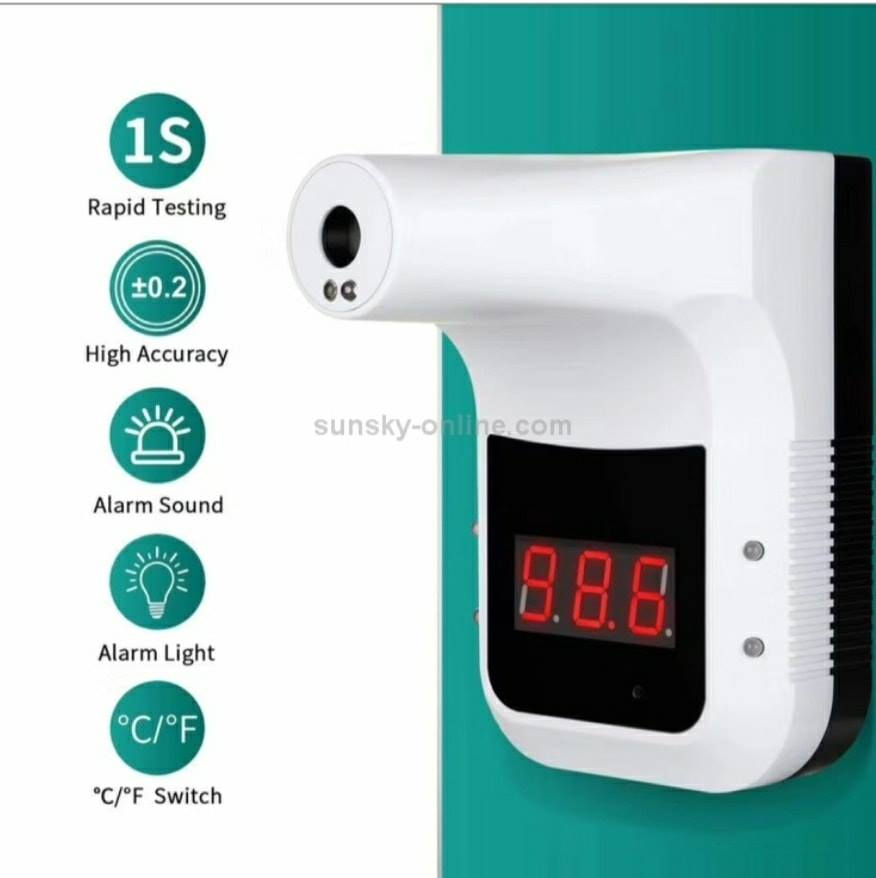 縮圖：新货😍rm190#先到先得# #红外线#自动#测温仪#非接触#式#探热抢#高精度#电子##温度计#商场#学校#