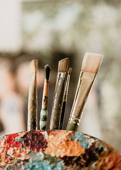 Photo of paint brushes