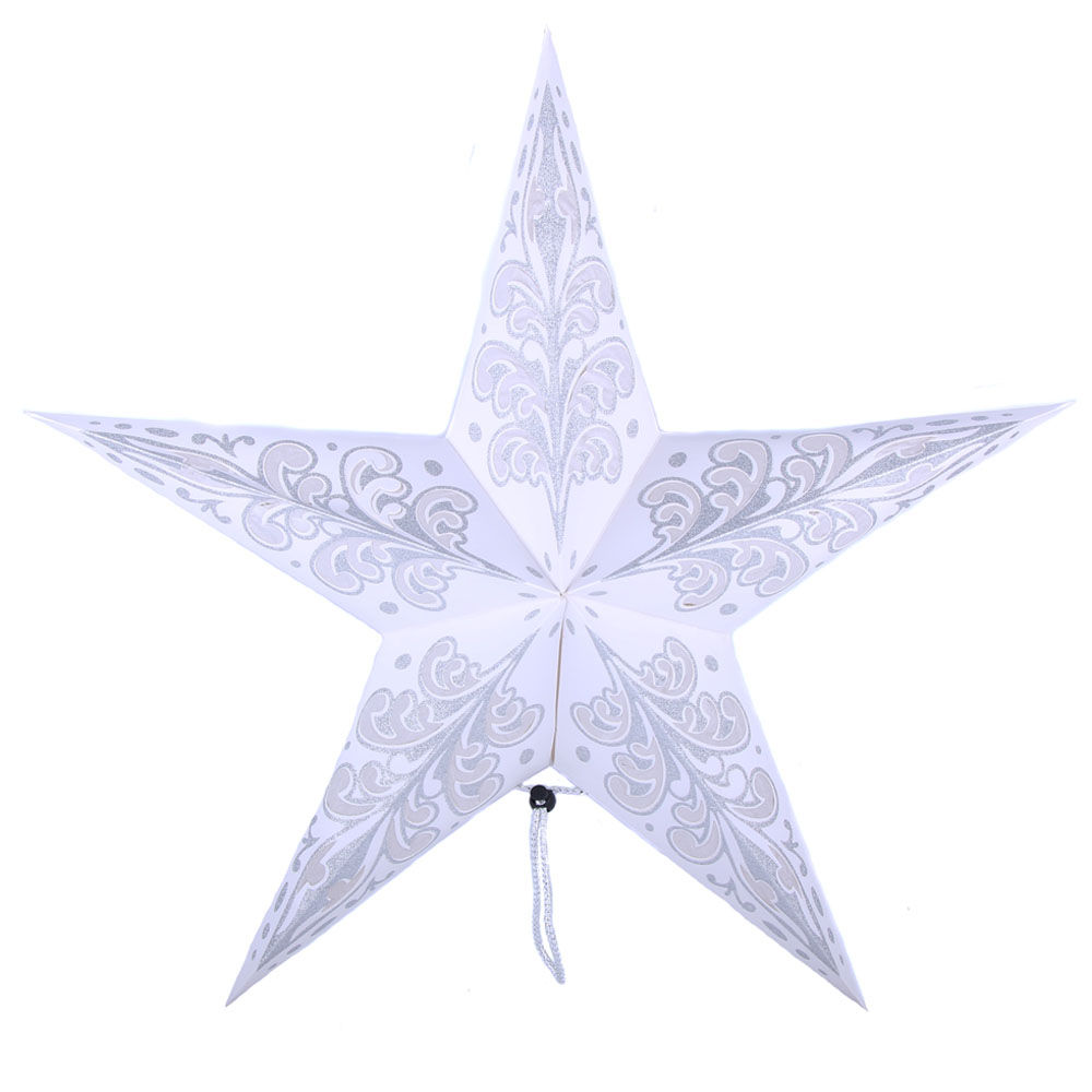 ЗВЕЗДА БУМАЖНАЯ с рисунком 60 СМ