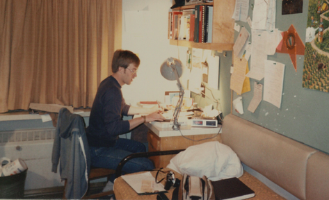 Joe McCutcheon's room in Webb Building.