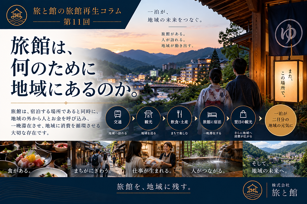 旅館は、何のために地域にあるのか