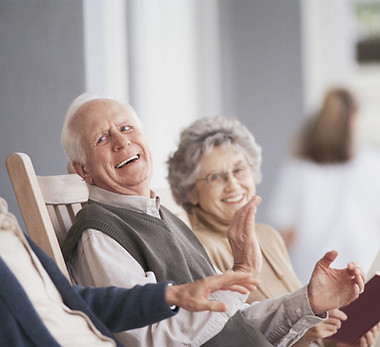 Seniors Enjoying Laughter