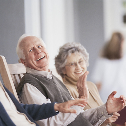 Seniors Laughing, Nursing Home Ministry, Calvary Baptist Church, Glenburn, Glenburn Nurshing Home, Glenburn Home, Nursing Home Linton