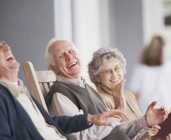 Seniors Laughing