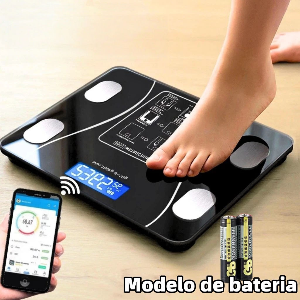 Digital Bluetooth Body Bioimpedance Scale and human moisture analysis up to 180k