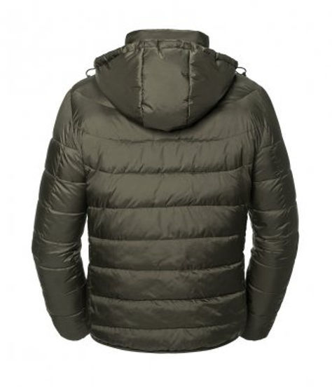 Personalised Mens Hooded Nano Padded Jacket