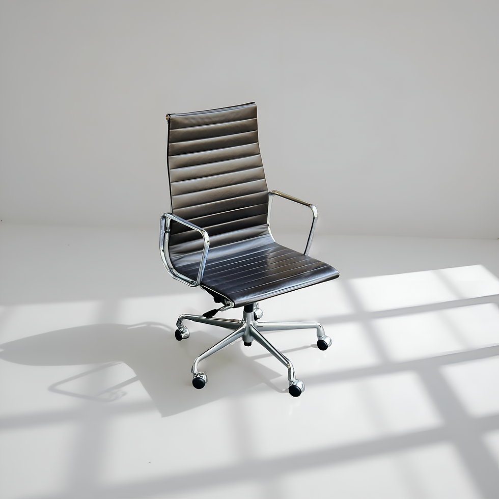 Vitra EA 119 | Aluminum Chair / Bürostuhl | Dunkelbraun | inkl. 19% MwSt