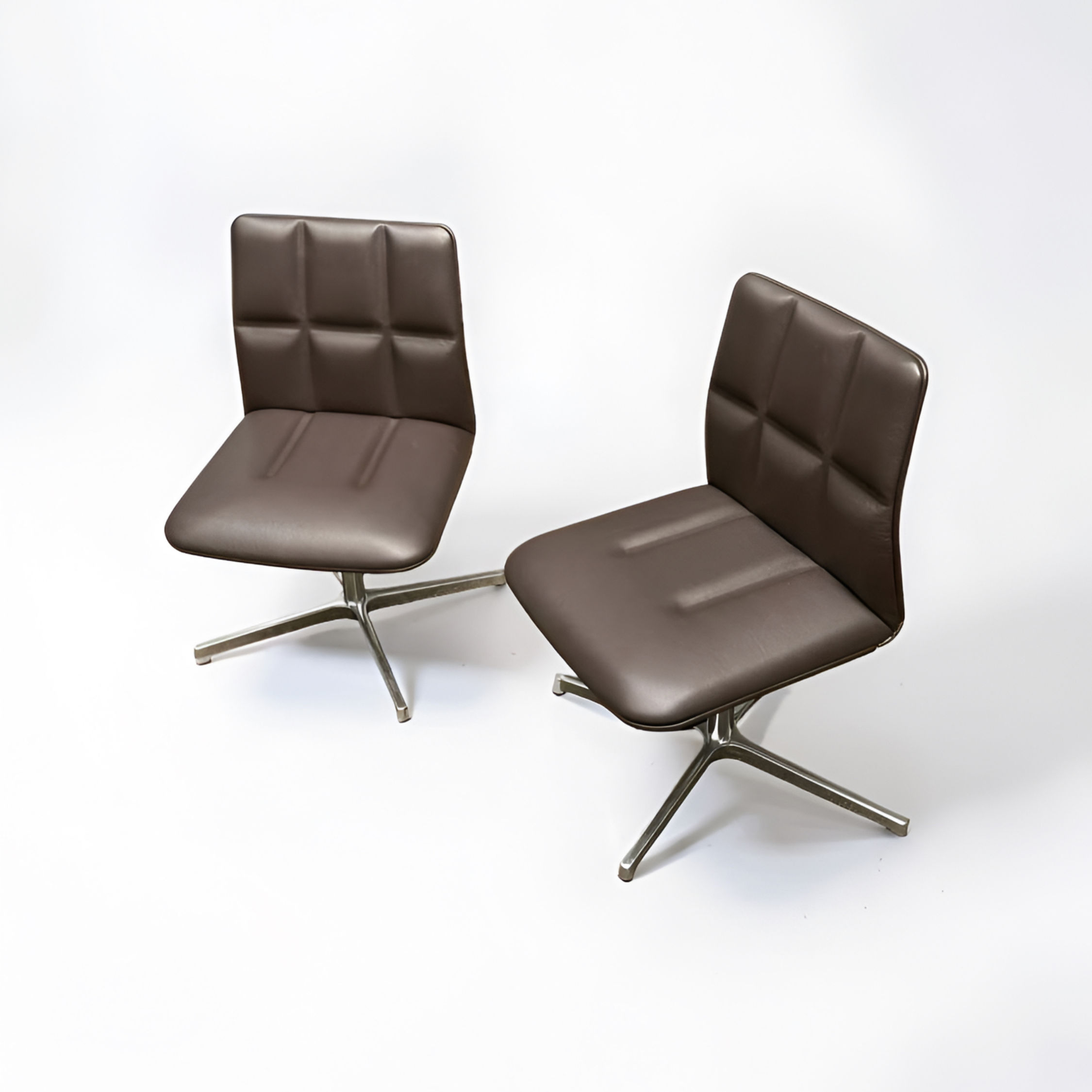 Walter Knoll Leadchair in braunem Leder von EOOS