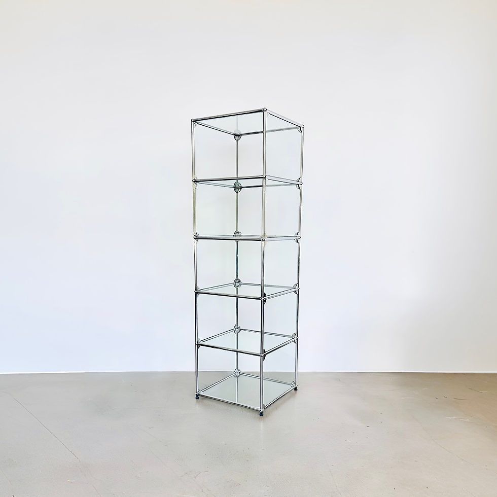 Schöne USM Haller Glas Vitrine / Glasvitrine