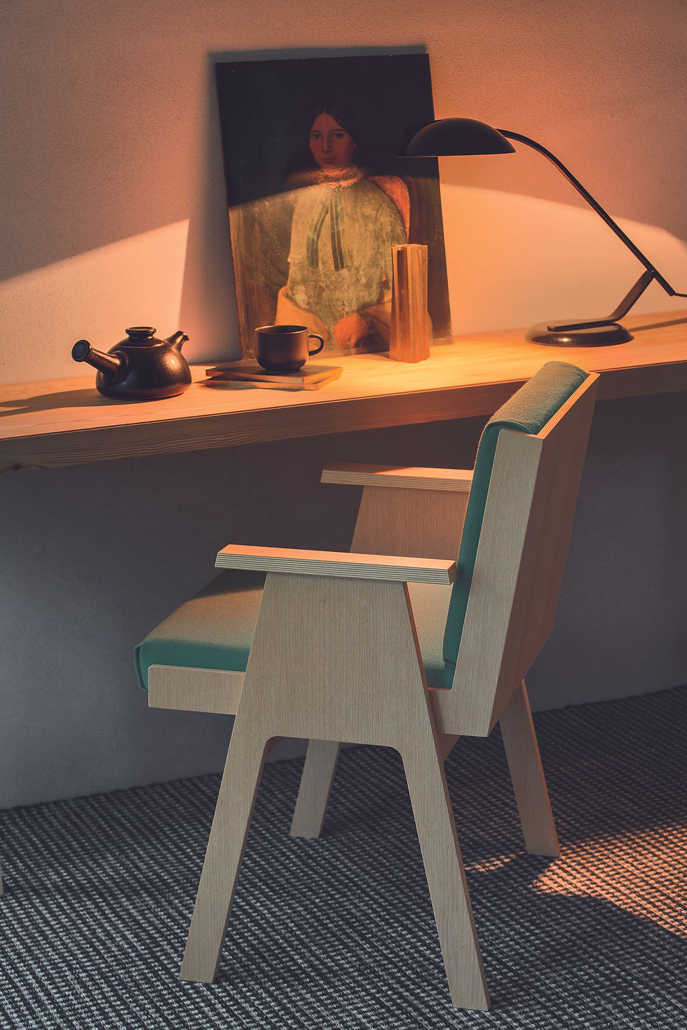 Miniaturbild: AgapeCasa „Club 44“ Stuhl von Angelo Mangiarotti & Bruno Morassutti, 1957