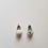 Thumbnail: White Howlite and Hematite Beaded Earrings Elemental Jewelry Scorpio 