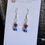 Thumbnail: Semi-Precious Lapis Lazuli AA Quality Tiger's Eye and Hematite Beaded Earrings