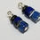 Thumbnail: Semi-Precious Lapis Lazuli and Hematite Beaded Earrings Witchy Scorpio