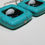 Thumbnail: Semi-Precious Howlite and Hematite Chevron Beaded Petite Earrings