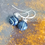 Thumbnail: Semi-Precious Banded Black Agate Just the Stone Earrings Elemental Jewelry