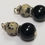 Thumbnail: Semi-Precious Dalmation Jasper and Black Jasper Elemental Jewelry