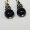 Thumbnail: Semi-Precious Onyx Hematite Beaded Earrings Elemental Jewelry Protective Amulet