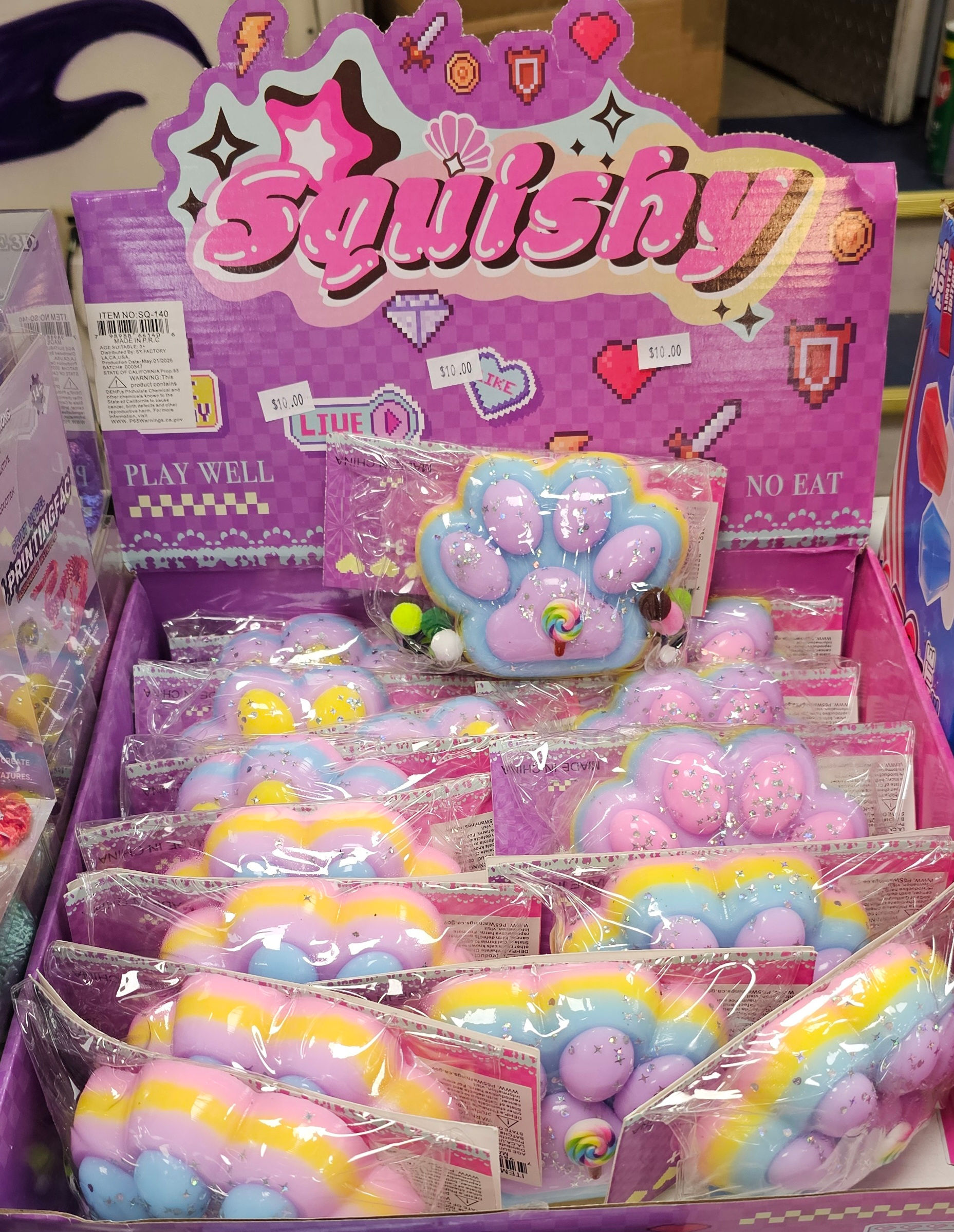 Paw Prints Squishy