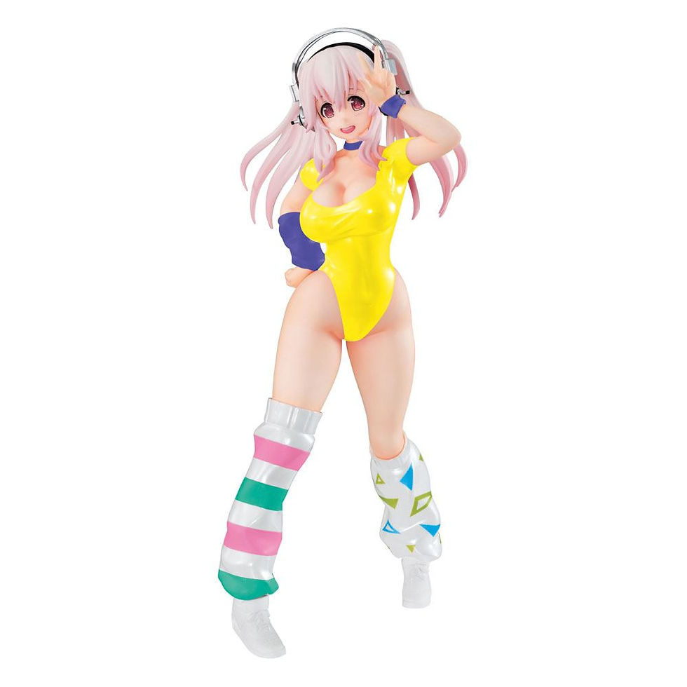 Super Sonico Concept Figure 80's/Another Color/Yellow Ver (Furyu)