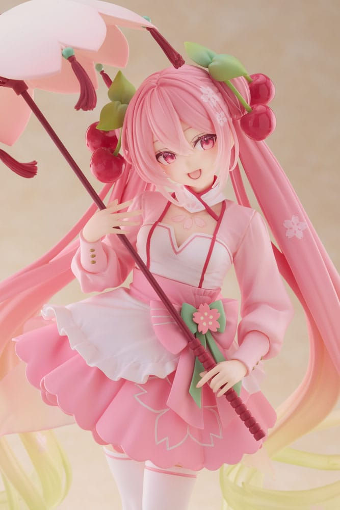 Miniatura: Hatsune Miku AMP - Newley Written Sakura Miku Sakura Dress Ver. (Taito)