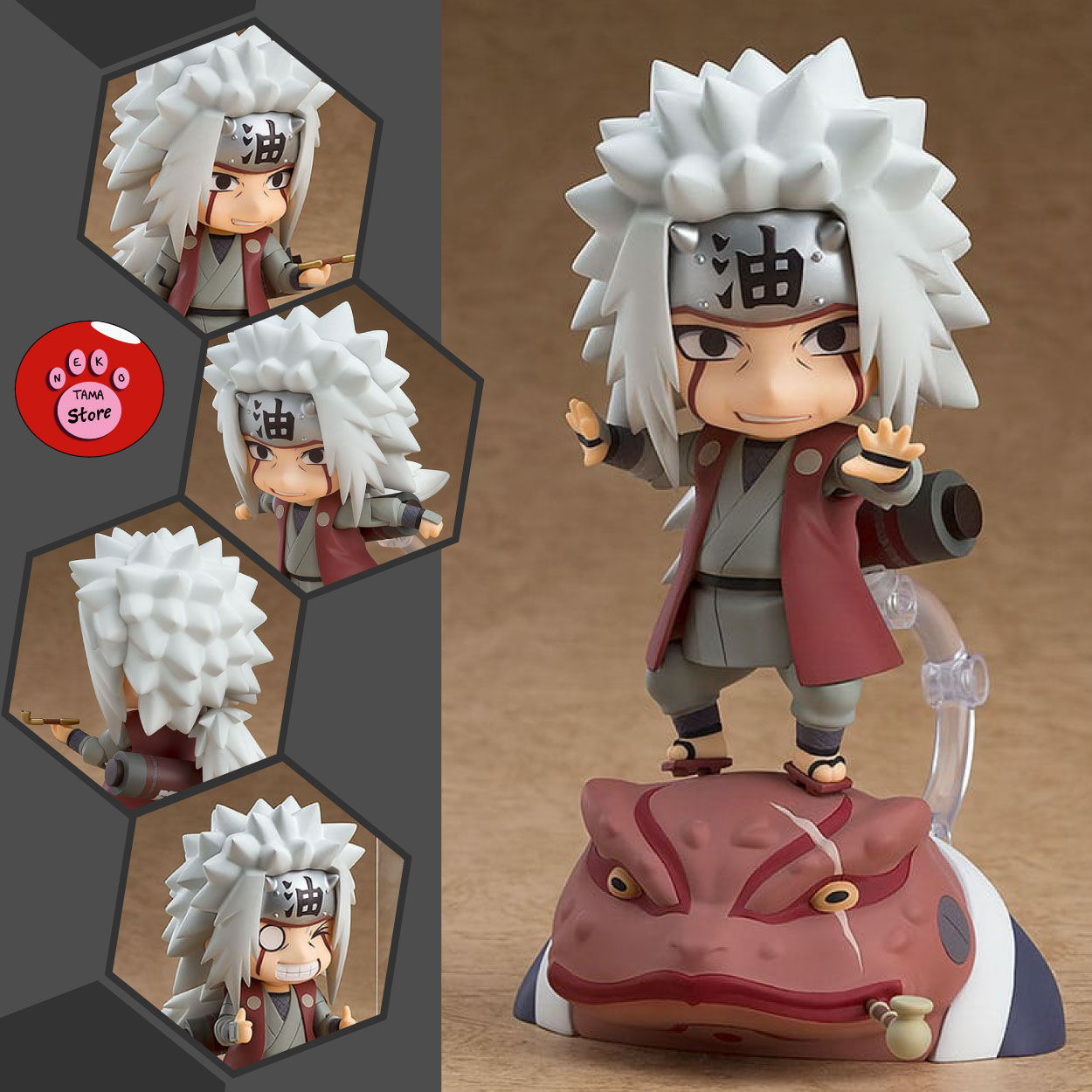 NENDOROID - Naruto Shippuden - Jiraiya & Gamabunta Set (GOODSMILE)