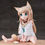 Miniatura: My Cat Is a Kawaii Girl - Kinako, Sitting Fish Ver. (Hobby Sakura)