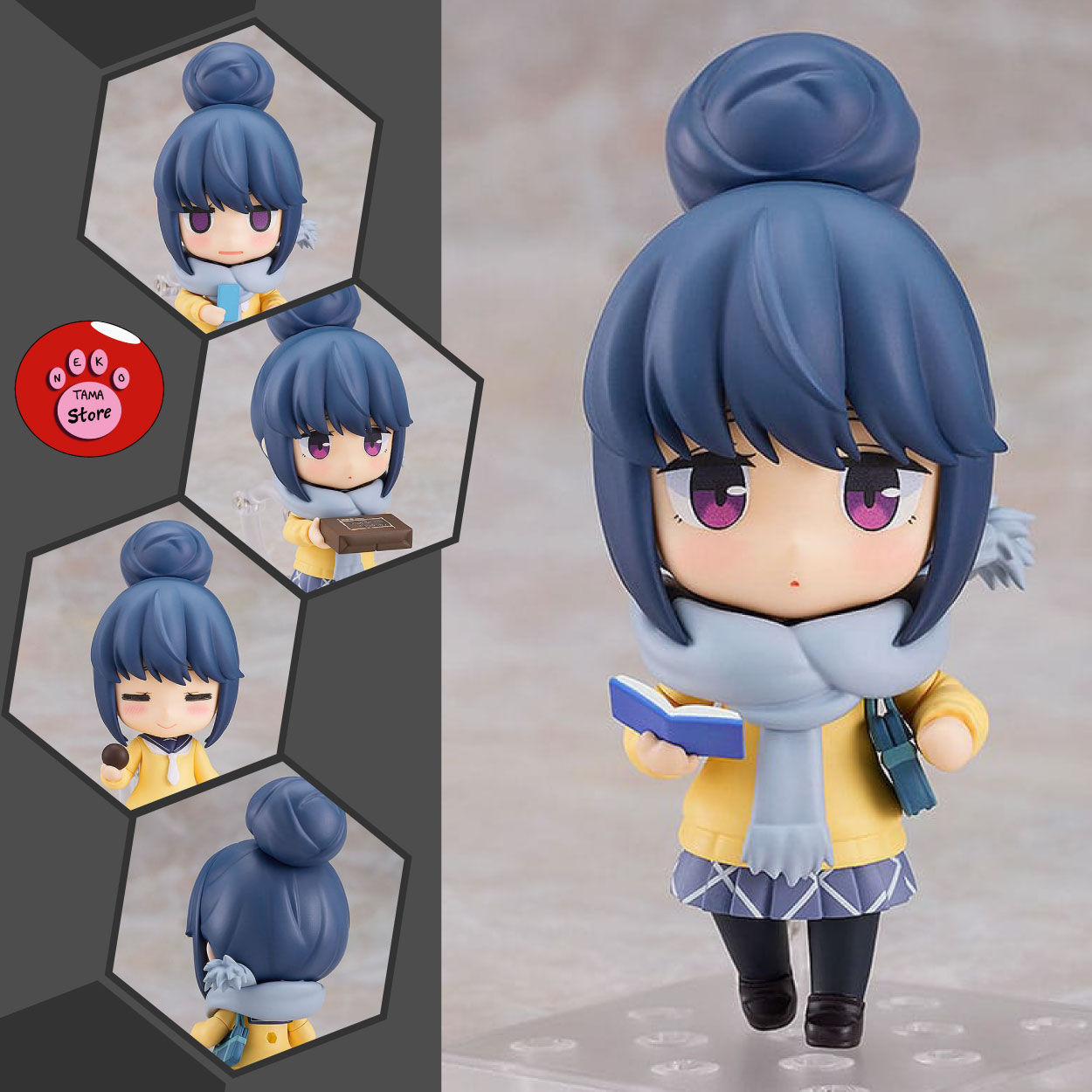 NENDOROID - Laid-Back Camp - Rin Shima: School Uniform Ver. (GOODSMILE)