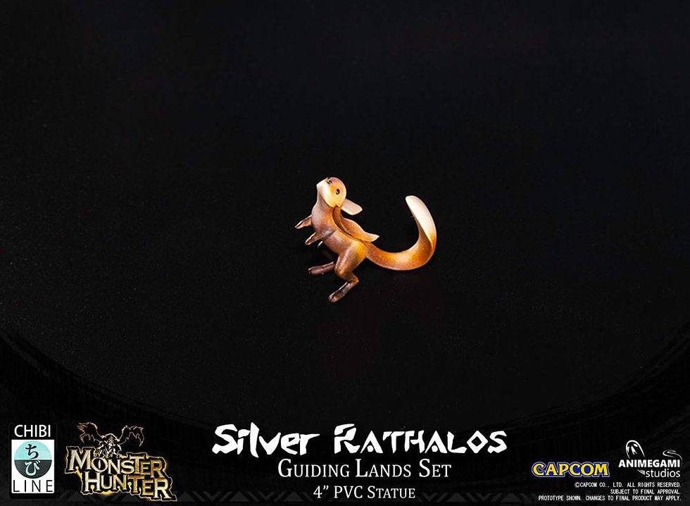 Miniatura: Monster Hunter CHIBI Line - Silver Rathalos 10 cm (ANIMEGAMI Studios)
