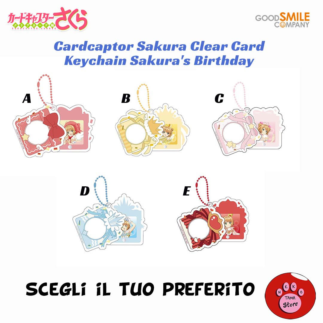 Cardcaptor Sakura: Clear Card Keychain Sakura's Birthday (GOODSMILE)