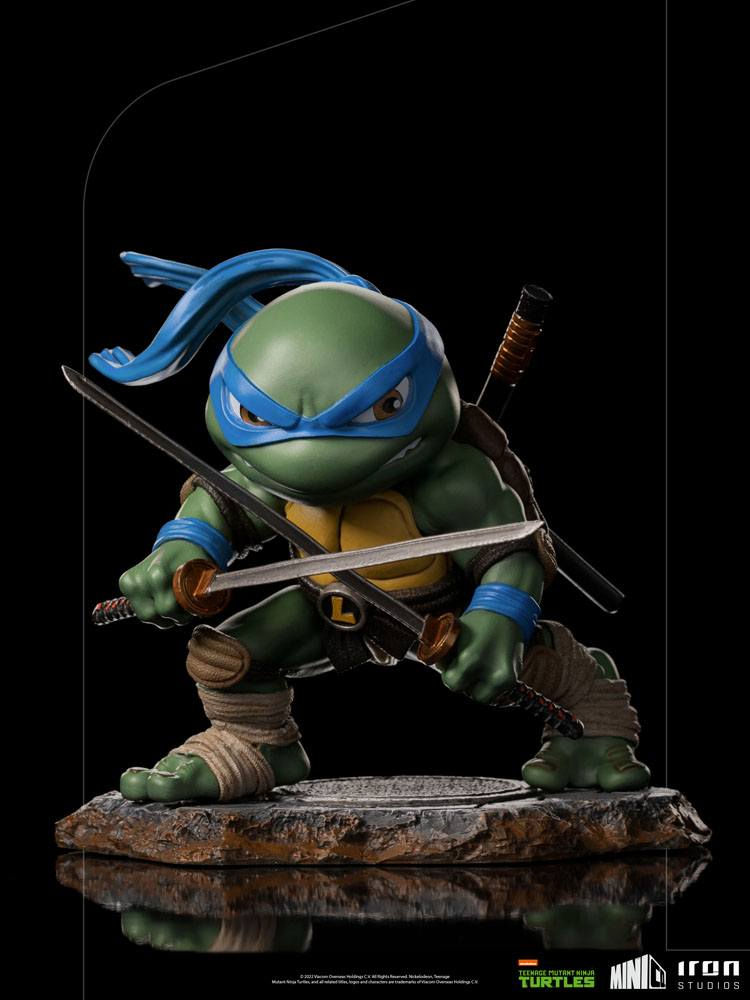 Miniatura: Teenage Mutant Ninja Turtles Mini Co. - Leonardo (Iron Studios)