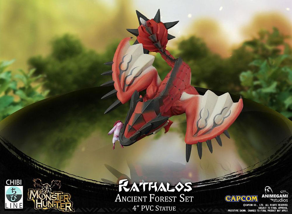 Miniatura: Monster Hunter CHIBI Line - Rathalos Exclusive Edition 10cm (ANIMEGAMI Studios)