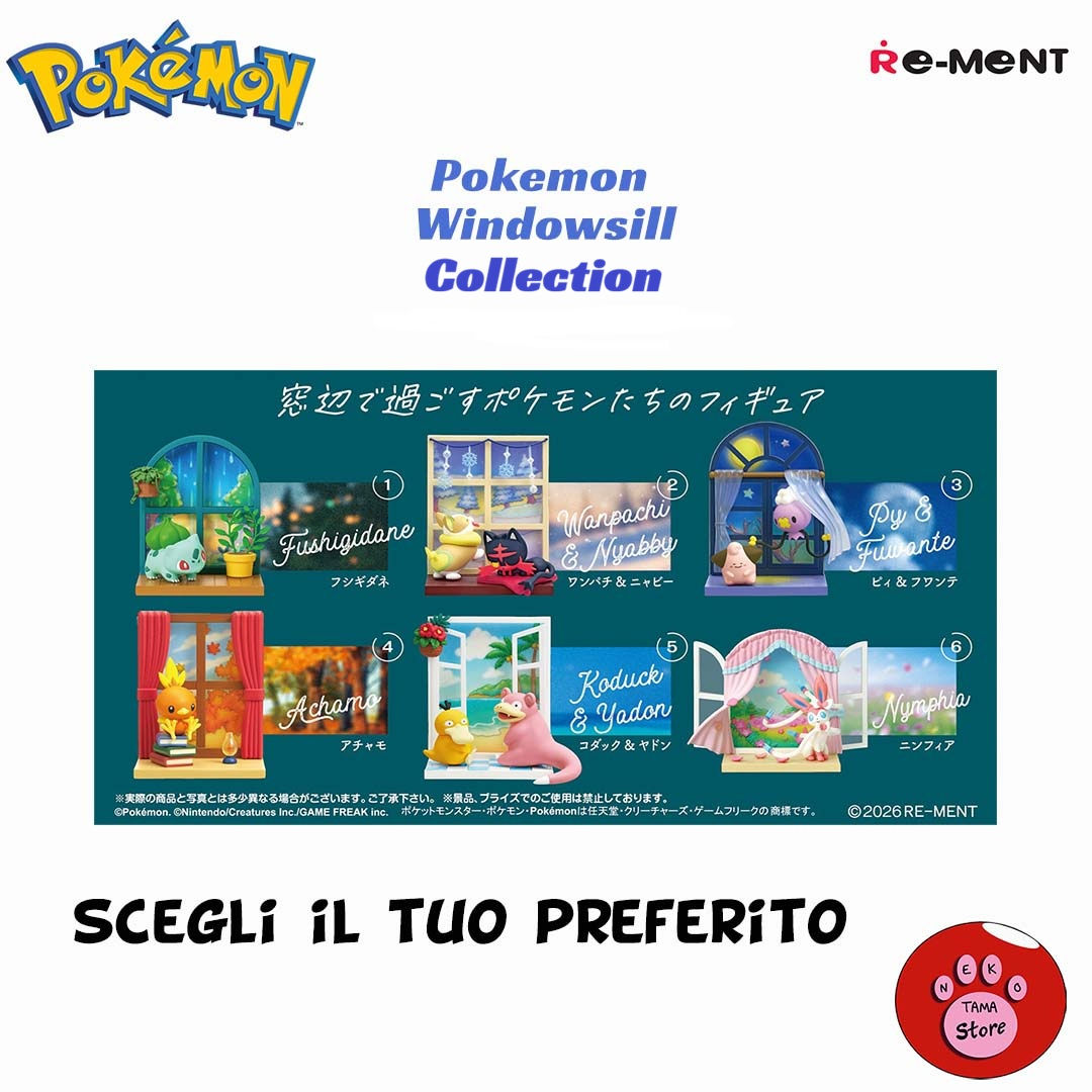 Pokemon Windowsill Collection (RE-MENT)